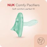 NUK Comfy Orthodontic Pacifiers, 0-6 Months, Timeless Collection, 5 Count (Pack of 1) - Image 2